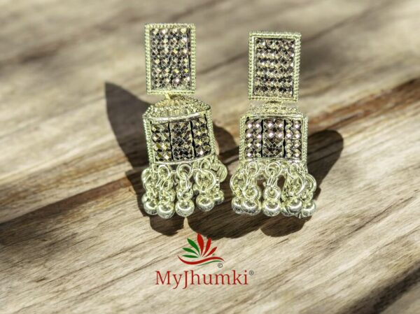 Oxidised Jhumka Earring For Women